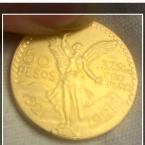 1821 Gold Bullion 50 Peso Gold Coin